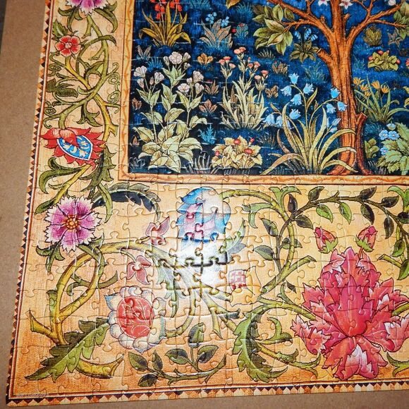Eurographics Tree of Life by William Morris 1000 Piece Jigsaw Puzzle Complete - Picture 2 of 11